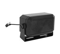 Mini External Speaker, Rectangular 5W CB External Speaker for Car Radio with Screws, Easy to Install, Clear Sound, 3.5mm Plug, 1.8m Cable, Compact Size