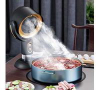 Mini Extractor Hood, Rechargeable Wireless Cooker Hood Kitchen Home Battery 3000mAh Mobile Cooker Hood Small Size Large Suction, For Fondue/BBQ