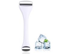 Mini Eye Ice Roller for Eye Puffiness - Facial Ice Roller and Mini Eye Roller 2 in 1 - Eye Massager for Migraine Relief Tighten Pores Under-Eye Pain Relief - Reduce Wrinkle Puffy for Face Arms (White)