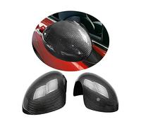 MINI F54-F60 2014-June 2019, Carbon Fiber Pattern Mirror Caps, Wing Mirror Cover caps for Mini Cooper One/D/SD/S/JCW F Series F54 F55 F56 F57 F60(Mirror with Puddle Light, Carbon Fiber Pattern)