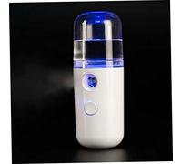Mini Face Mister, 30ml Nano Mister for Eyelash Extensions, USB Rechargeable Mister Spray Bottle, Portable Face Steamer for Face Hydratin(White)