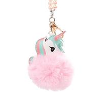 MINI-FACTORY Car Hanging Interior Decoration Rear View Mirror Accessories Car Charm Ornament for Girls - Pink Unicorn