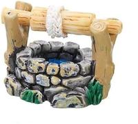 Mini Fairy Garden Accessories Kit, Micro Landscape Decoration Pond Bridge Ornaments, Miniature Figurines for Potted Plant Bonsai Well Outdoor Decor Dollhouse Decor Accessories