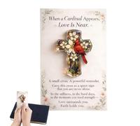 Mini Faith Card, Spiritual Hug Token, Inspirational Feature with Positive Message, Professional Pocket Keepsake Tool for Daily Use, Decorative Gear Design, Prayer Card Aid for Friends Adventure