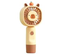 Mini Fan Handheld, Capybara 5-Level Personal USB Fan, High Speed Portable Cooling Tool, for Travel Camping Beach Outdoor Commuting Office Vacation Road Trip Sports