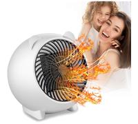 Mini Fan Heater, Electric Fan Heater, Portable PTC Ceramic Electric Heater, Overheat Protection, Suitable for Living Room, Bedroom and Office.