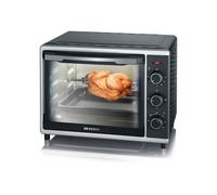 Mini fan oven SEVERIN TO2056 - 30 L - 1600 W - Black and silver