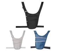 Mini Fanny Pack | Portable Fanny Packs, 120g Nylon, Adjustable Strap, Cross Waist Pack, Plaid Fabric, Waterproof and Tear-Proof Qualities, Compact Storage, azul, Consulte la descripción, See