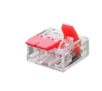 Mini Fast Wire Connector Terminal 25/50/100 PCS Set Compact Plug-in Home Wiring 0.08-4.0mm Universal Cabler For Electronics(KV221-413RD,50pcs)