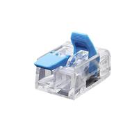 Mini Fast Wire Connector Terminal 25/50/100 PCS Set Compact Plug-in Home Wiring 0.08-4.0mm Universal Cabler For Electronics(KV221-412BU,50pcs)
