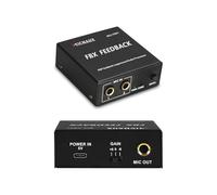 Mini Feedback Suppressor, 2-in-1 Microphone Anti-Howling Effector, 4-in-4 Out/6-in-6 Out, Audio Frequency Shifter