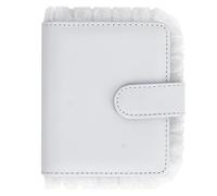 Mini Film Photo Album Book 64 Pockets Universal for Fujifilm for Instax Mini 12 11, High Transparency, Durable, Great Gift Choice, with Credit Card & Business Card Slots (White)