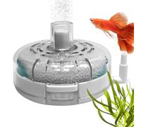Mini Filter, Pump Filtration System, 3.15x3.15x2.17 inches, Suitable Freshwater Breeding, Small Advanced Aerator for Terrarium Pond Turtle Aquarium, Fish Tank, Saltwater Maintenance