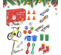 Mini Finger Board Kit - Blue Fidget Toy, Compact Stunt Fun, Tiny Ramp Skills, Playful Finger Moves | Advanced Balance Tricks Blue Engaging Coordinated Motion Learning Routine For Beginners