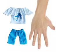 Mini Finger Clothes - Cloth, 9x9cm Fingertip Pants Wear-Resistant Fabric And Durable Stitching | Easy-to-Clean Interactive Finger Play Costume Set, Fingers Toy Outfit For Kids Storytelling, Fingers Ga
