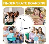 Mini Finger Scooter - Foldable T-Type Kick Scooter Toy, Tabletop Push Fun, Durable Small Design With Brake, Portable Desk Play Accessory, Interactive Kids Entertainment | Creative Finger Balance Toy F