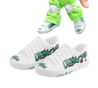 Mini Finger Shoes - Silicone Toy Pair With Pads, Fun Tiny Desk Toys, Playful Skill Training Set, Enhances Coordination Through Creative Hand Motion Activity | Choice For Indoor Table Play