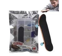 Mini Finger Skateboards - Fingertips Skateboard for Desk, Portable Learning Toy for Fingering Dexterity for On the Go Home and Home Schooling