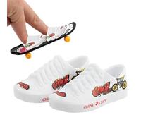 Mini Fingerboard Shoes - Fancy Skateboard Shoes, Doll Shoe Finger | Scooter Shoe For Fingerboard Tricks, Mini Skate Accessories, Collectible Display Shos For Kids & Hobby Fans
