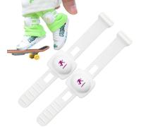Mini Fingerboard Shoes - Miniature Footwear Toy, Rubber Sneaker | Tiny Skate Shoe Gear, Toy Shoes at the Desk, Finger Clothing Style, Shoe Display