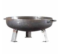 Mini Fire Bowl 30x25x12cm Steel Fire Pit Garden Terrace Living