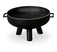 Mini Fire Bowl 30x25x12cm Steel Fire Pit Garden Terrace Living