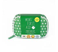 Mini First Aid Kit - 74 Items Kids First Aid Kit Includes Plasters, Bandages, Scissors, Tweezers & Burn Gel - for Car, Home, Office, Travel & Camping - Ideal for Babies & Kids - As Seen on Dragons Den