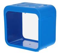 Mini Fish Tank with Light Design for Desktop and Porch Use Blue