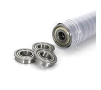 Mini Flange Bearings MF52 MF63 MF74 MF83 MF84 MF85 MF93 MF95 MF105 MF106 MF115 MF126 MF128 MF138 MF148ZZ 10Pcs(MF62xZZ-2x6x2.5mm)