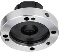 Mini Flange Four Axis Cartridge Collet ER16 ER25 ER32 ER40 ER50, 0.005mm Precision Chuck for Lathe Tool, 40CrMo Steel -1pcs(Er32-d125 7holes)