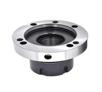 Mini Flange Four Axis Clamp - ER50-ER40 Fastening Mandrel for CNC Lathe Tools, 125mm 80mm 100mm, Carbon Steel, 1PCS(Er25-d80 (7 Hole))