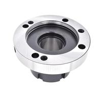Mini Flange Four Axis Collet Chuck for CNC Lathes - ER16, ER25, ER32, ER40, ER50 - D100mm/D80mm Diameter Fixture -1pc(Er32-d125 (7 Holes))