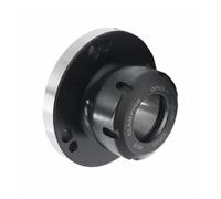 Mini Flange Four Axis Collet, ER16-ER50 Collet Fixture for CNC Lathe Spindle Flange 40CrMo Steel Diameters 45-130mm(ER32-D125 (7 Holes))