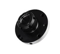 Mini Flange Four Axis Collet, Fixture Chuck Cartridge ER16 ER20 ER25 ER32 ER40 45mm 80mm 100mm for CNC Lathe Tools(ER32-80MM)