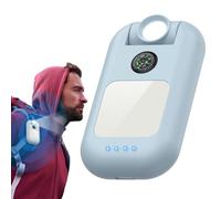 Mini Flashlights | Mini Charging Power Bank Torch with Compass Function, 180 Degree Rotation, 1500mAh Survival Tools for Backpacking, Survival, ACA