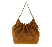 Mini Fleming Soft Suede Hobo- female- Tory Burch- Shoulder Bags- Brown- ONE SIZE- Bags ONE SIZE