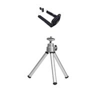 Mini Flexible Tripod Stand Holder for Projector and Camera, 2 Section Design for Desktop Use
