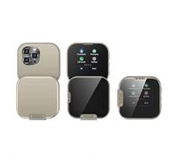 Mini Flip Mobile Phone,Foldable Function Mobile Phone for Kids with Rotating 1.69” Small Screen,Dual-SIM Dual Standby,HD Touch Screen Mini Smartphone with LED Flashlight & Media Player,4 colors (C)