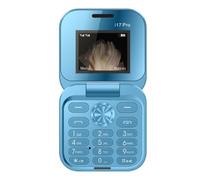 Mini Flip Phone for Elderly & Backup - 2G Dual SIM FM Radio, Large Keypad, Non-Smart Simple Mobile with Speed Dial | for Parents (B)