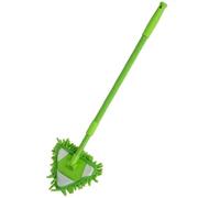 Mini Floor Mop Adjustable Triangle Cleaning 180° Rotatable Multi-Purpose Chenille Wall Cleaner Mop with Telescopic Handle for Home Car