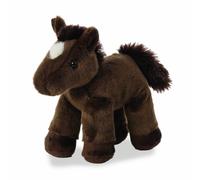 8" Brown Mini Flopsie Chestnut Horse Soft Toy - Aurora Flopsies World 8inch - toy aurora horse mini flopsies chestnut world 8inch cuddly plush gift