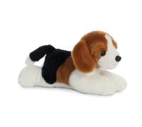 Aurora, 31185, Mini Flopsies Homer Beagle, 8In, Soft Toy, (Black, Bown, White)