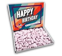Mini Foam Shrimps Gift Box Happy Birthday Hamper (RETRO BIRTHDAY FRONT)
