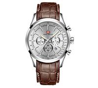 Mini Focus Men's Casual Leather Analogue Watch MF0116G.02 Strap Strap Strap, Strap