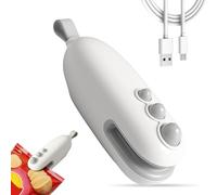 Mini Foil Sealer 2-in-1 Bag Sealer with Cutter, Rechargeable Portable Bags Welding Device, USB Charging, Kitchen Gadgets, Household Helper, Sealing Machine for Food Storage