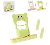 Mini Foldable Desktop Mop,2025 New Mini Mop for Small Spaces,Portable Self Squeeze Cleaning Tool,Wet and Dry Use Cleaning System Small Cotton Mops for Bathroom Kitchen Glass Car