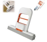 Mini Foldable Desktop Mop,2025 New Mini Mop for Small Spaces,Portable Self Squeeze Cleaning Tool,Wet and Dry Use Cleaning System Small Cotton Mops for Bathroom Kitchen Glass Car