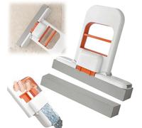 Mini Foldable Desktop Mop,2025 New Self-Squeeze Sponge Cleaning Tool,Mini Mop For Small Spaces,Mini Sponge Mops,Wet and Dry Use Cleaning System,Mini Lazy Hand Wash Short Device for Bathroom, Kitchen