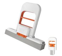 Mini Foldable Desktop Mop,Mini Hand Mop For Small Spaces,Self Squeezing Mini M-op For Wet And Dry Cleaning,Easy Storage And Use,One-Hand Squeeze Handle,Hand M-op For Bathroom,Kitchen,Car,Desk,Glass