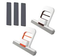 Mini Foldable Desktop Mop, Mini Mop for Small Spaces, Portable Cleaning Sponge mop with 2 Handles and 3 Replacement Heads, Ideal for Kitchen, Bathroom, Car, Desk